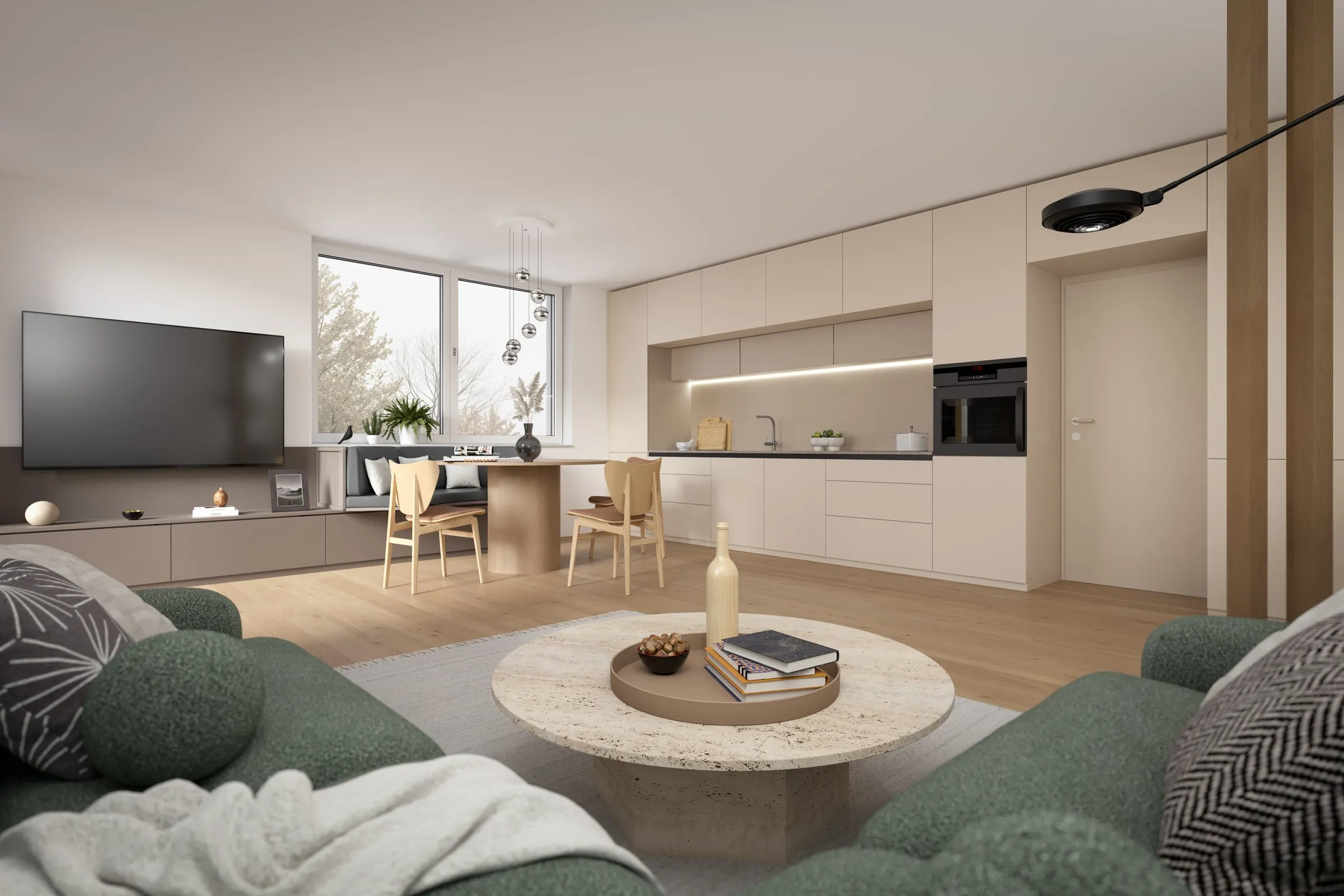 Innenausbau Einfamilienhaus I für Tischlerei Herbert Hartl GmbH Ansicht 1