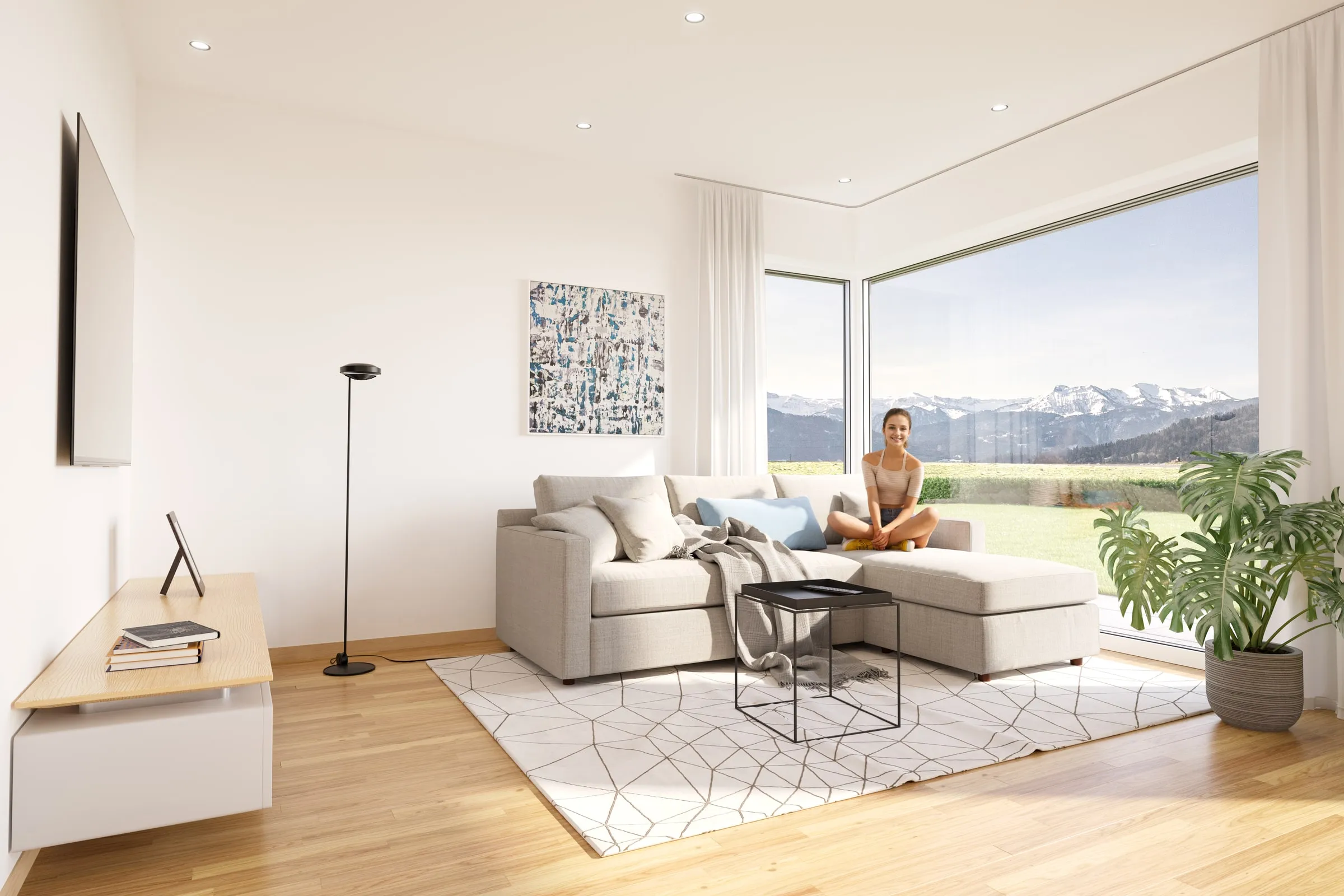 Innenvisualisierung Einfamilienhaus für Bau Summer Ansicht 14