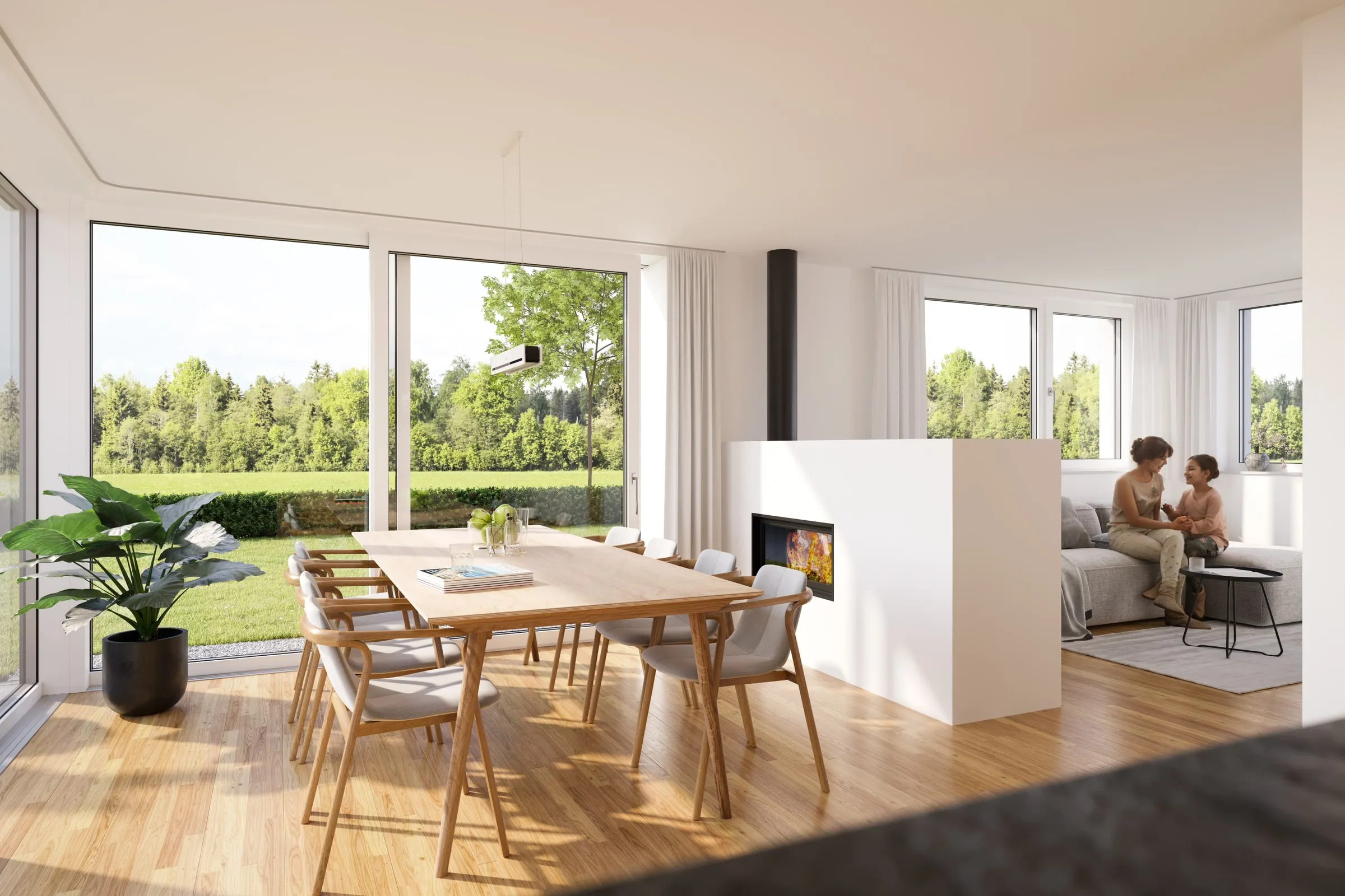 Innenvisualisierung Einfamilienhaus für Bau Summer Ansicht 15