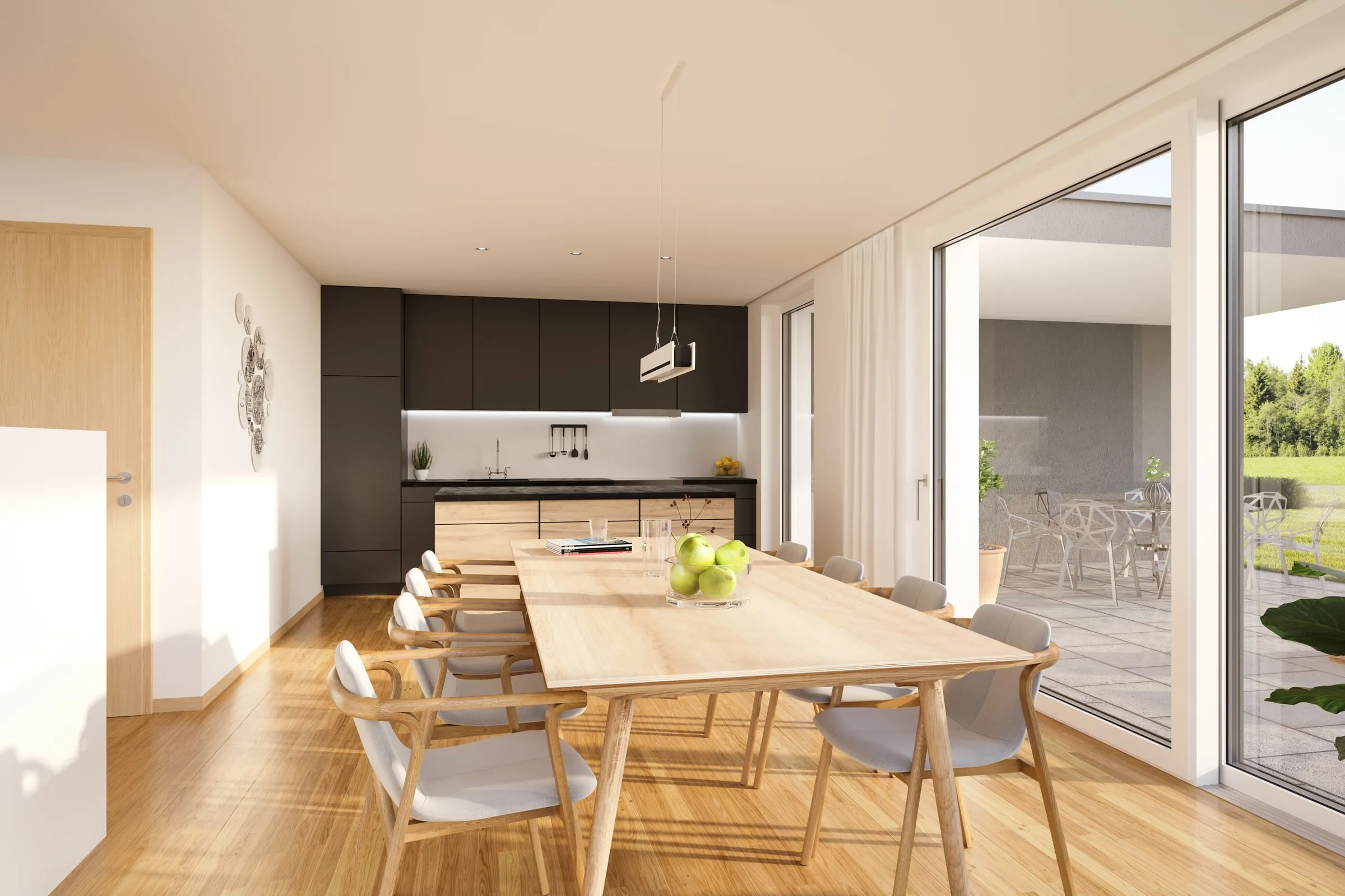 Innenvisualisierung Einfamilienhaus für Bau Summer Ansicht 19