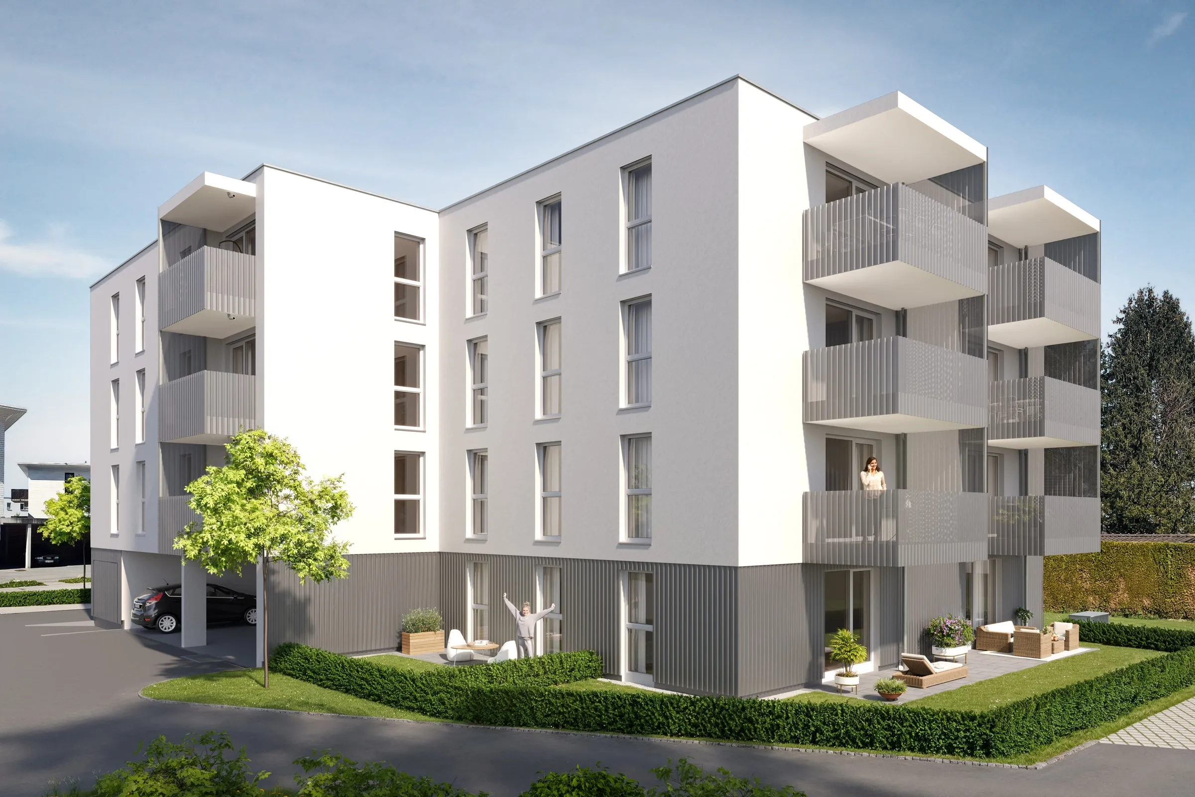 Mehrfamilienhaus Hohenems für Hefel Wohnbau Ansicht 10